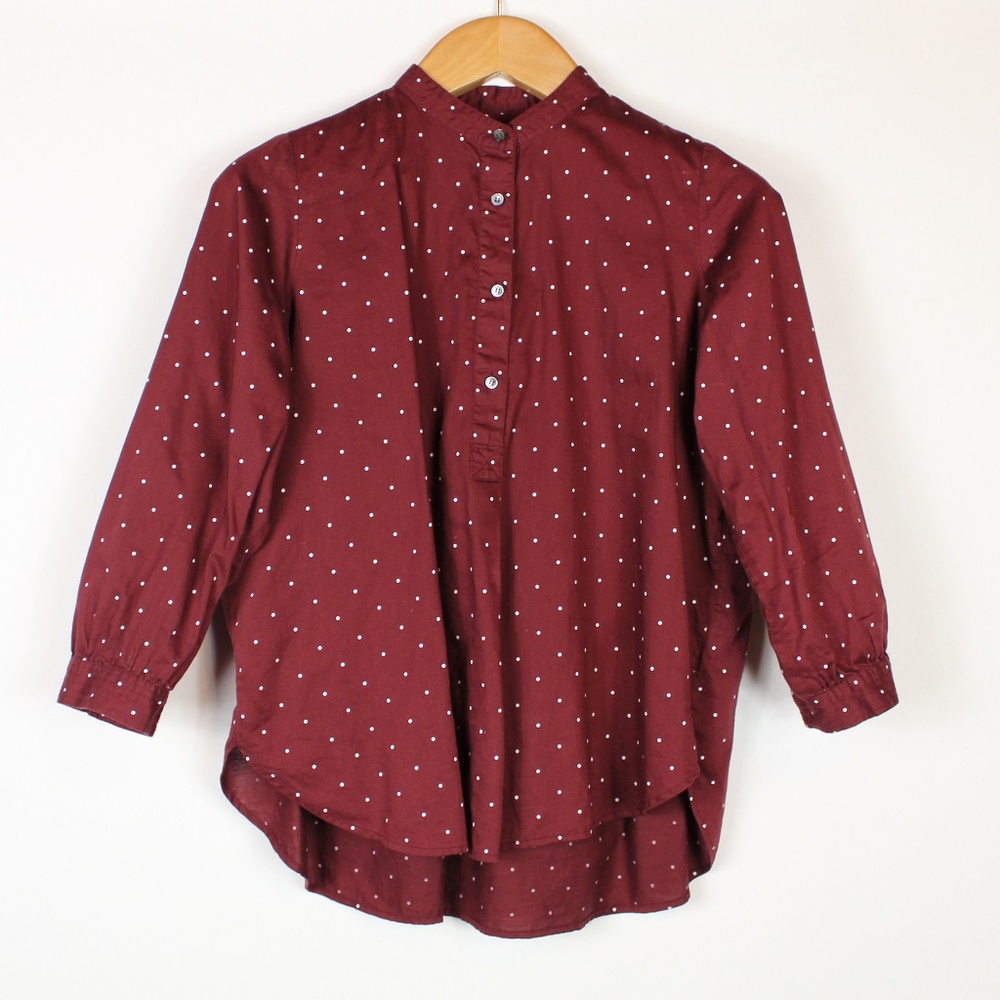 Madewell | Polka dot popover top S